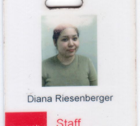 A blue and white logo for suffix design.