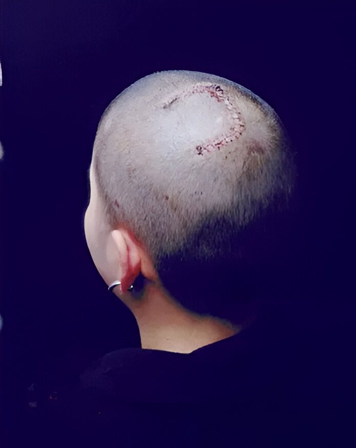 A blue and white logo for suffix design.